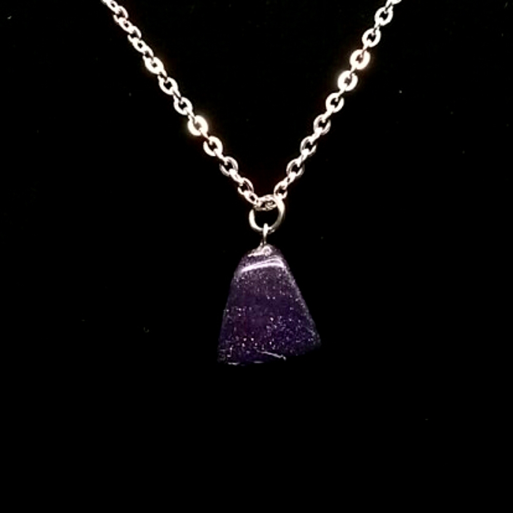5/$25 Blue Goldstone Necklace